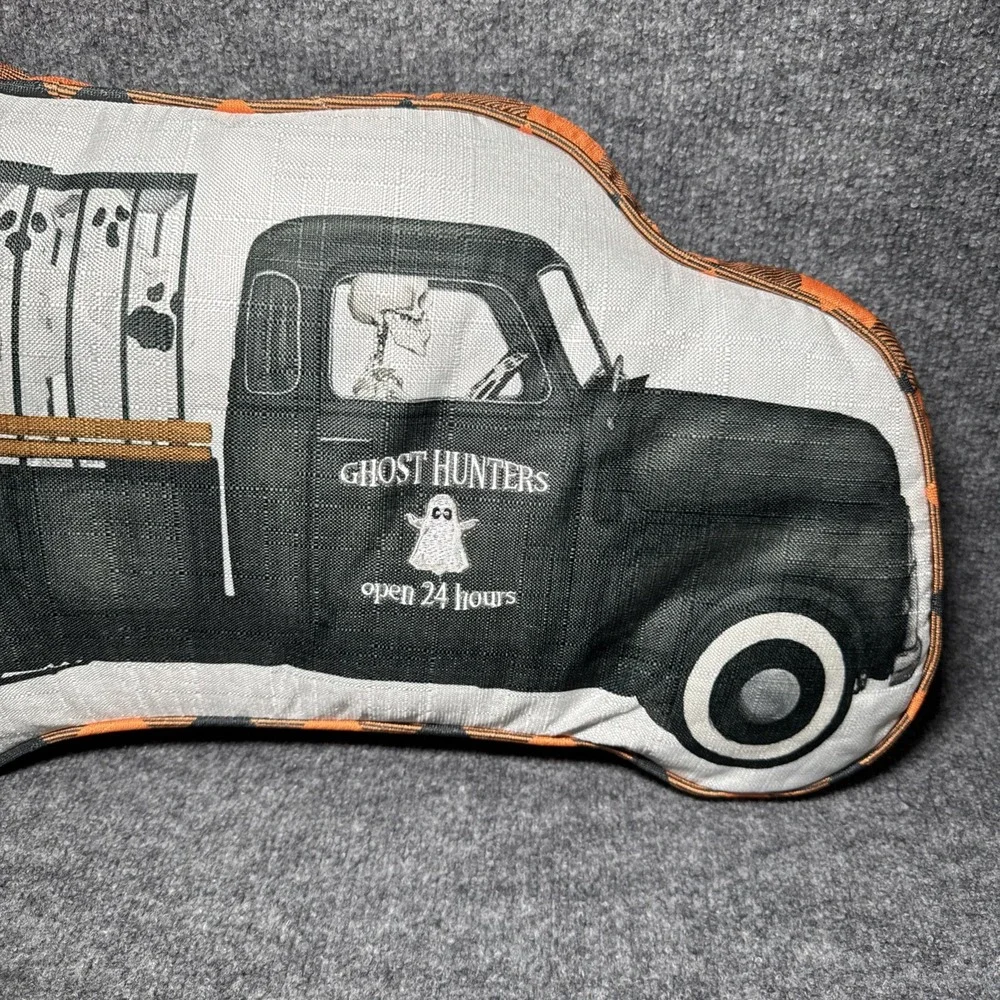 Ghost Hunter Plaid Pillow Farm Truck Decor Car Shape Accent‎ Pillow 23